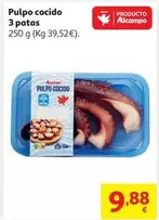 alcampo - Pulpo Cocido 3 Patas