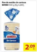 Bimbo - Pan De Molde Sin Corteza