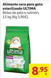 AL.GATO SECO ESTERILIZADO ADULTO SALMON ULTIMA 1,5 KG       