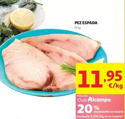 alcampo - Pez Espada