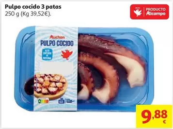 Auchan - Pulpo Cocido 3 Patas