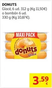 Donuts Bombon 6 Uds 330 G                                                            