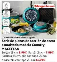 Asador Acero Esmaltado Induccion 27x27cm Country            