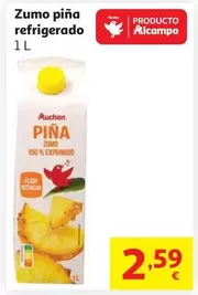 Auchan - Zumo Piña Refrigerado