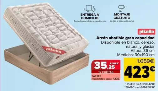 Pikolin - Arcón Abatible Gran Capacidad