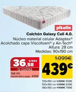 Pikolin - Colchón Galaxy Cell 4.0.