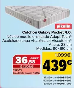 Pikolin - Colchón Galaxy Pocket 4.0.