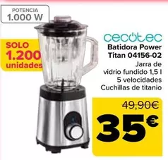 Cecotec - Batidora Power Titan 04156-02