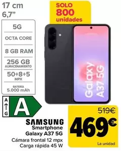 Samsung - Smartphone Galaxy A37 5g