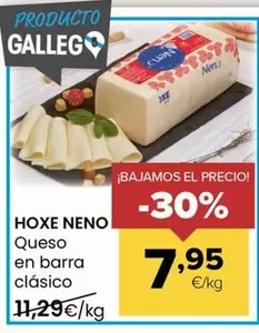 Hoxe - Neno Queso En Barra Clasico