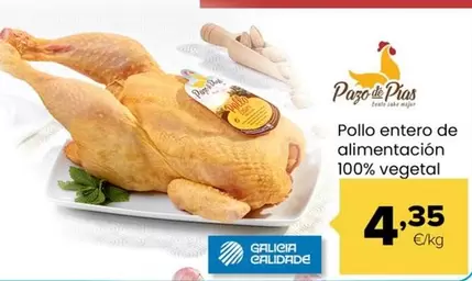 Pollo Entero De Alimentación 100% Vegetal