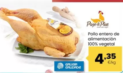 Pollo Entero De Alimentación 100% Vegetal