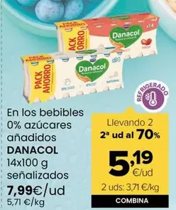 Danone - En Los Bebibles 0% Azucares Anadidos Danacol Senalizados