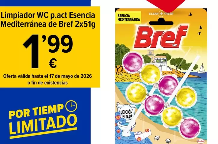 WC Net - Limpiador Wc P.act Esencia Mediterranea De Bref