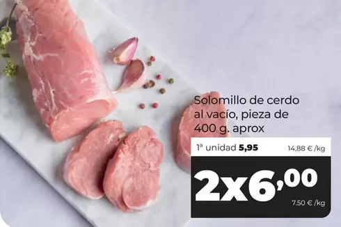 Solomillo De Cerdo Al Vacio