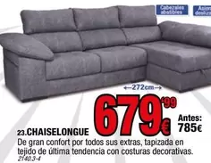 Confort - Chaiselongue