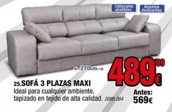 Ideal - Sofá 3 Plazas Maxi