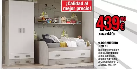Blanco - Dormitorio Jivenil