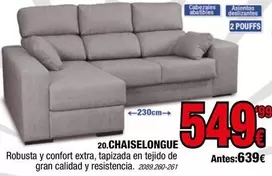 Confort - Chaiselongue
