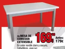 Nordik - Mesa De Comedor Extensible