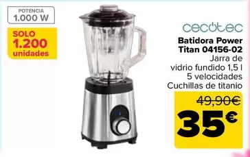 Cecotec - Batidora Power Titan 04156-02