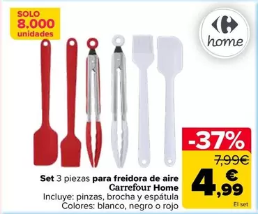 Carrefour Home - Set 3 Piezas Para Freidora De Aire 