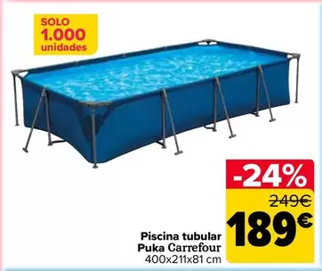 Carrefour - Piscina Tubular Puka