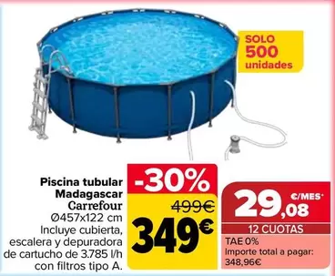 Carrefour - Piscina Tubular Madagascar
