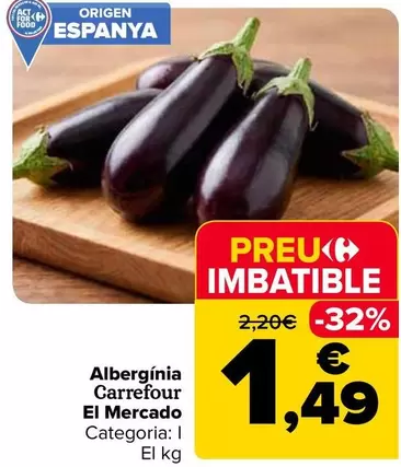 Carrefour El Mercado - Berenjena