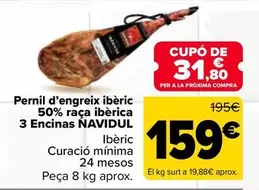 Navidul - Jamón De Cebo Ibérico 50% Raza Ibérica 3 Encinas