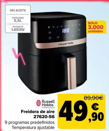 Russell Hobbs - Freidora De Aire 27620-56