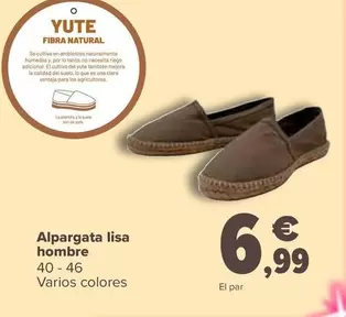 TEX - Alpargata Lisa Hombre