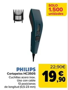 Philips - Cortapelos HC3505
