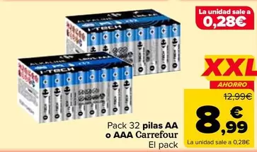 Carrefour - Pilas AA O AAA