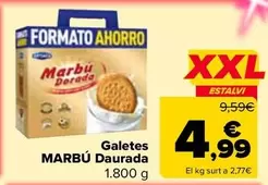 Marbú - Galletas Dorada
