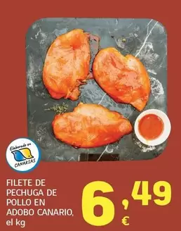 Filete De Pechuga De Pollo En Adob Canario