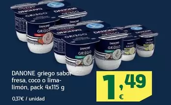 Danone - Griego Sabor Fresa