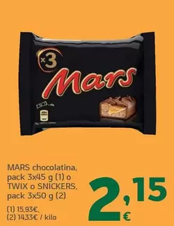 Mars - Chocolatina Pack