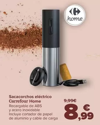 Carrefour Home - Sacacorchos Eléctrico