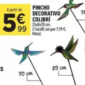 Pincho Decorativo Colibri