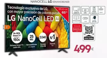 LG - Nanocell 65NANO80A6B