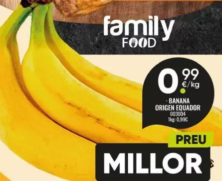 Banana Origen Equador