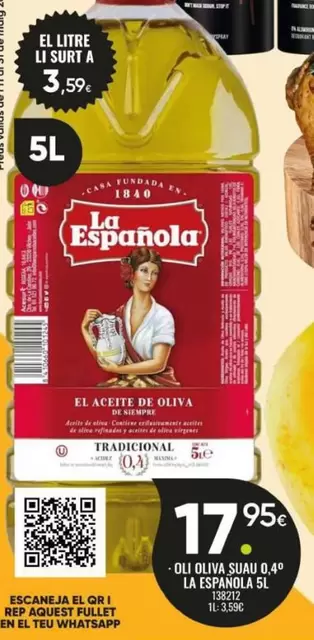 La Española - Oli Oliva Suau 0,4°