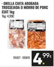 Orella Cuita Adobada Trossejada O Morro De Porc Cuit