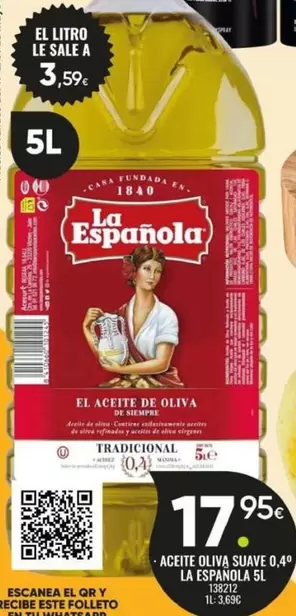 La Española - Aceite Oliva Suave 0,4°