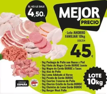 Lote Ahorro Familiar