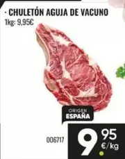 Chuletón Aguja De Vacuno