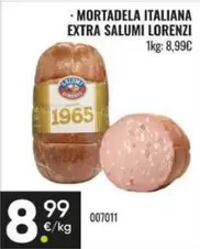 Salumi Lorenzi - Mortadela Italiana Extra