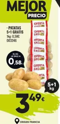 Patatas 5+1 Gratis