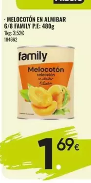 Family - Melocotón En Almibar 6/8